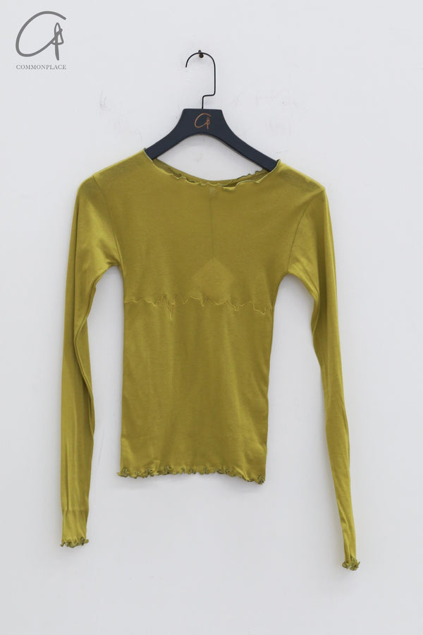 BASERANGE Tabby Star Long Sleeve T-Shirt Portugal BAS-TOTA-CG-SU24-ONE YELLOW
